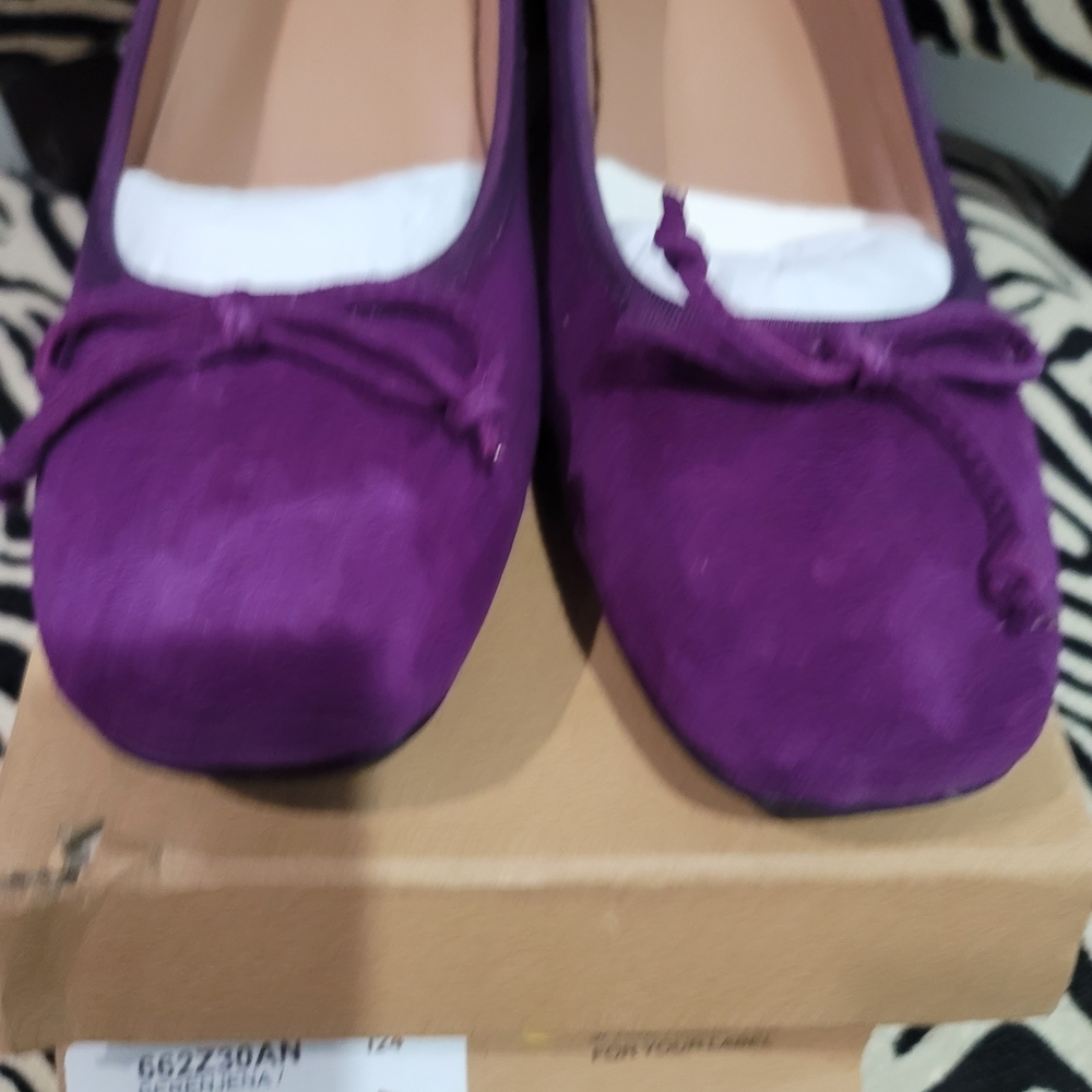 Bibi Lou Purple Women's Heeled Ballet